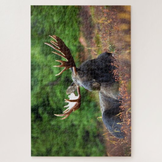 Puzzle Bull Moose Jigsaw (Vertical)