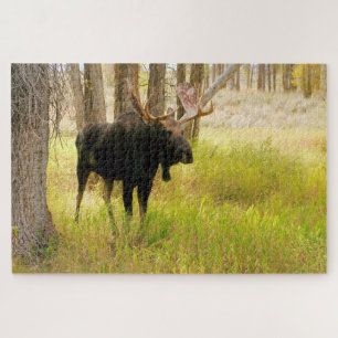 Puzzle Bull Moose Jigsaw