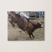 Puzzle Bull rider au rodéo (Horizontal)