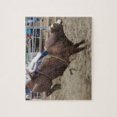 Puzzle Bull rider au rodéo (Vertical)