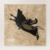 Puzzle Bull Riding Hero- Rodeo Event (Horizontal)