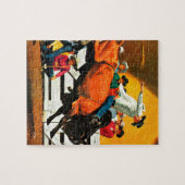Puzzle Bull Riding par Fred Ludekens (Horizontal)