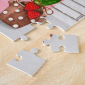 Puzzle Bull Terrier Chien Valentine's Day Kissing Booth (Côté)