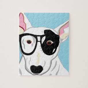Puzzle Bull-terrier de hippie