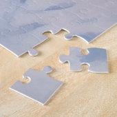 Puzzle Bull Terrier Laisser neiger Noël (Côté)