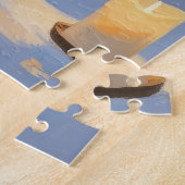 Puzzle Bull Terrier with Christmas Lights Holiday (Côté)