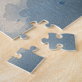 Puzzle Bulldog dans Sledge Let it Neige Noël (Côté)
