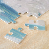 Puzzle Bulldog équitation moto Noël (Côté)