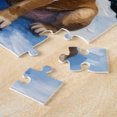 Puzzle Bulldog Phare de Noël Vacances (Côté)