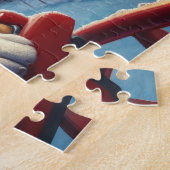 Puzzle Bulldog Roller Dessous de verre Noël (Côté)