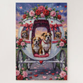 Puzzle Bulldog Valentine's Day (Vertical)