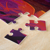 Puzzle Bulldog Vampire Citrouilles Halloween Épouvantable (Côté)