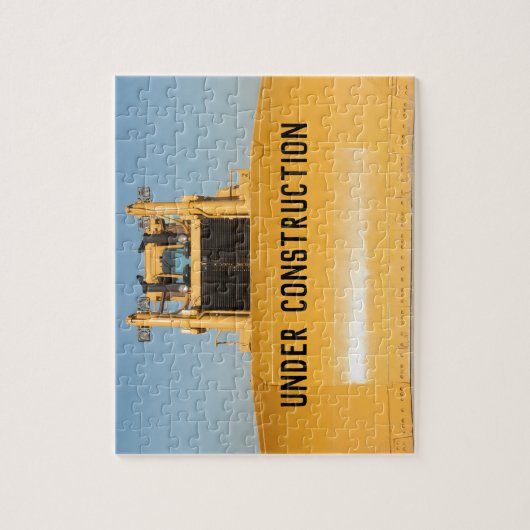 Puzzle Bulldozer en construction (Vertical)