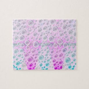 Puzzle Bulles montantes (rose&bleu)