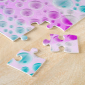 Puzzle Bulles montantes (rose&bleu) (Côté)