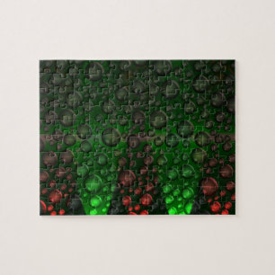 Puzzle Bulles montantes (Vert&Rouge)