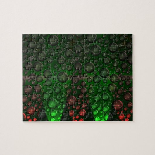 Puzzle Bulles montantes (Vert&Rouge) (Horizontal)