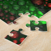 Puzzle Bulles montantes (Vert&Rouge) (Côté)