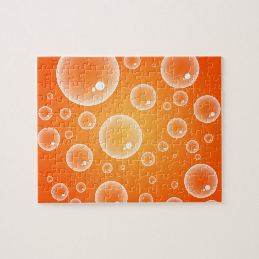 Puzzle Bulles oranges (Horizontal)