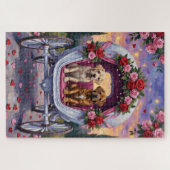 Puzzle Bullmastiff Dog Valentine's Day  (Horizontal)