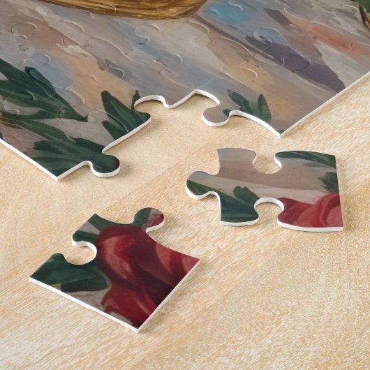 Puzzle Bullmastiff Dog Valentine's Day Royal Heart Crest (Côté)