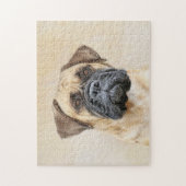 Puzzle Bullmastiff Peinture - Joli chien d'origine art (Vertical)