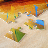 Puzzle Bullmastiff Portrait de chien Acrylique Art Print  (Côté)