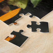 Puzzle - Bumble Bee op Calendula Legpuzzel (Zijkant)