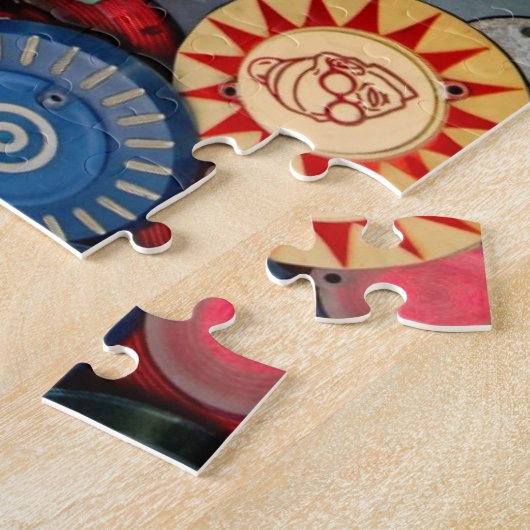 Puzzle Bumpercaps de flipper (Côté)