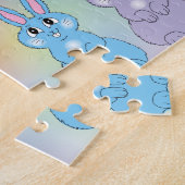 Puzzle Bunnies arc-en-ciel (Côté)