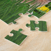 Puzzle Bunnies de Pâques dans le jardin / Vacances amusan (Côté)