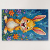 Puzzle Bunny Bliss (Horizontal)