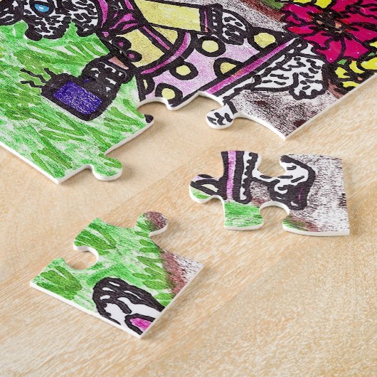 PUZZLE BUNNY DE PÂQUES REPOS (Côté)