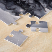 Puzzle Bunny d'hiver dans les flocons de neige (Côté)