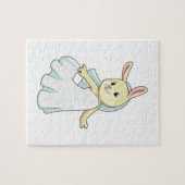 Puzzle Bunny en mariage avec Voile (Horizontal)