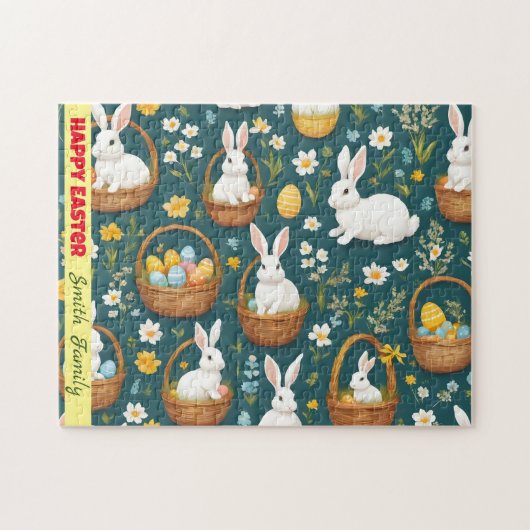 Puzzle Bunny Pâques Collection moderne (Horizontal)
