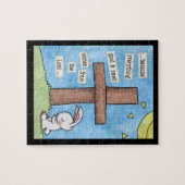 Puzzle Bunny prie à la croix (Horizontal)