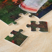 Puzzle Burano Italie Maison colorée et ligne de linge (Côté)