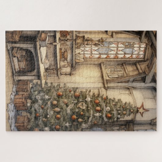 Puzzle Bureau de Noël (Horizontal)