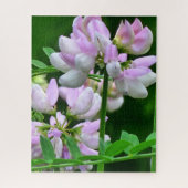 Puzzle Bureaux de fleurs rose et blanc (Vertical)