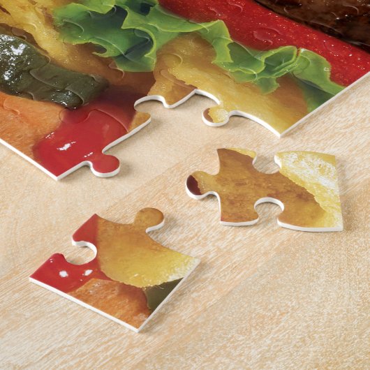 Puzzle burger (Côté)
