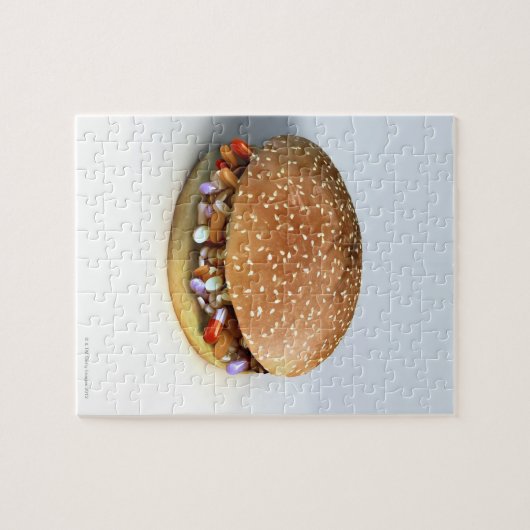 Puzzle Burger pilule (Horizontal)