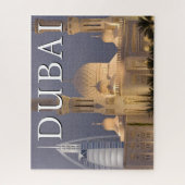 Puzzle Burj al Arab | Mosquée du soir Dubaï (Vertical)