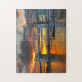 Puzzle Burrard Street Bridge Vancouver. (Vertical)