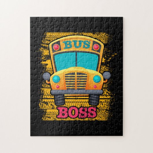 Puzzle Bus Boss - School Bus Driver Appreciation (Vertical)
