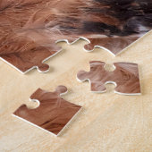 Puzzle Buse à épaulettes rouge sur un rocher (Côté)