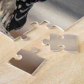 Puzzle Buse à épaulettes rouge sur un rocher (Côté)