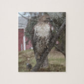 Puzzle Buse à queue rouge dans l'arbre (Vertical)