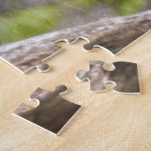 Puzzle Buse à queue rouge majestueuse perchée (Côté)