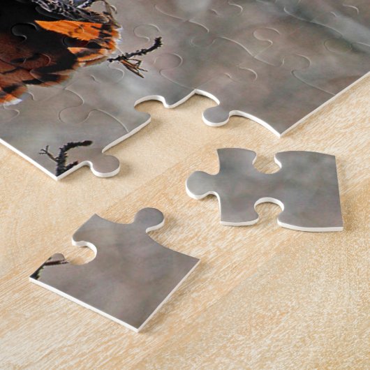 Puzzle Buse à queue rousse (Côté)